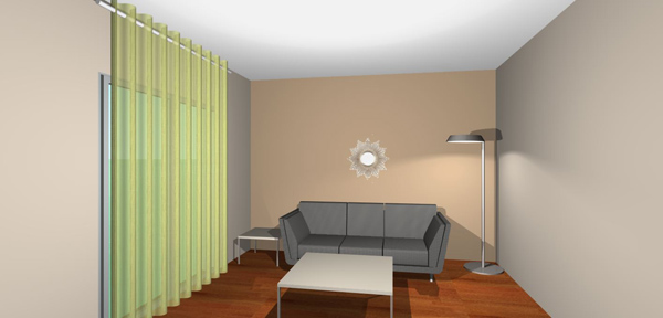 Καθρέπτης τοίχου πάνω από τον καναπέ σε αντικέ ασήμι Καθρέπτης τοίχου πάνω από τον καναπέ σε αντικέ ασήμι